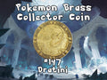 Engraved Brass Dratini Coin – 40mm Collectible with Optional Personalization
