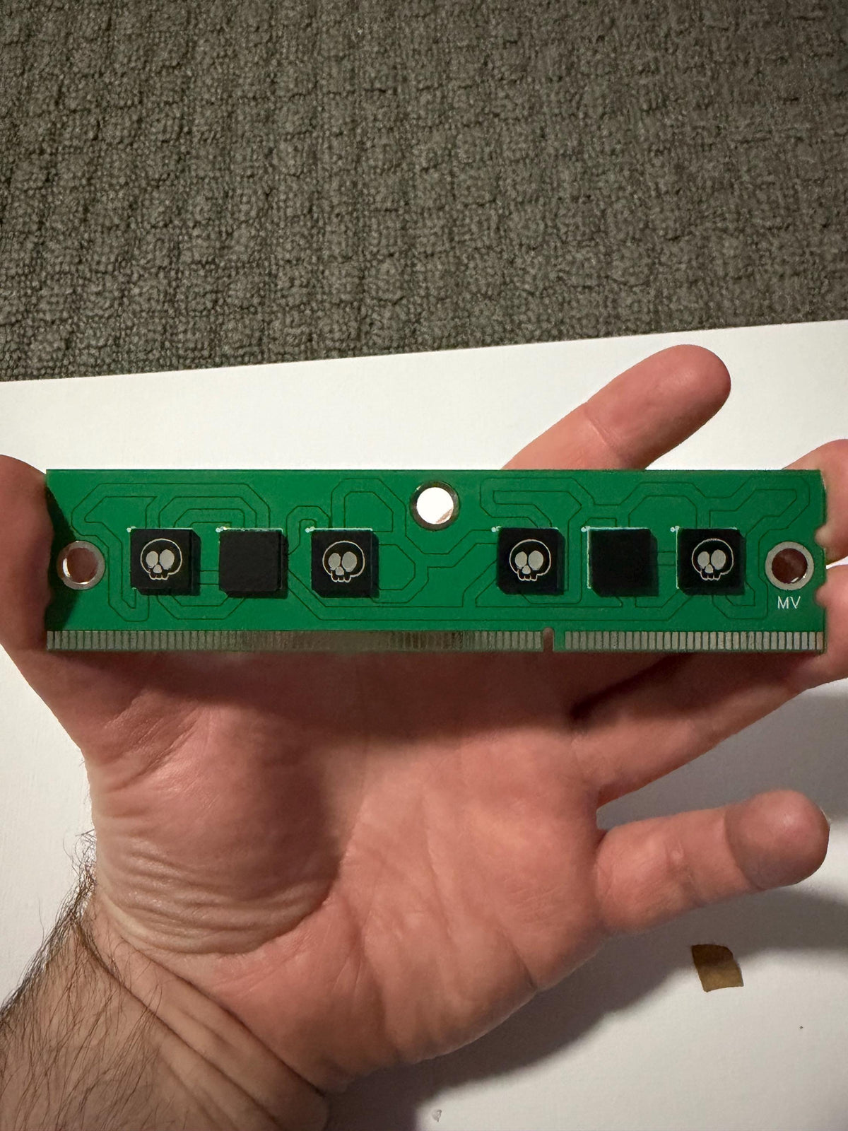 Custom Engraved RAM Chip Badge – Techcore Protogen Tag