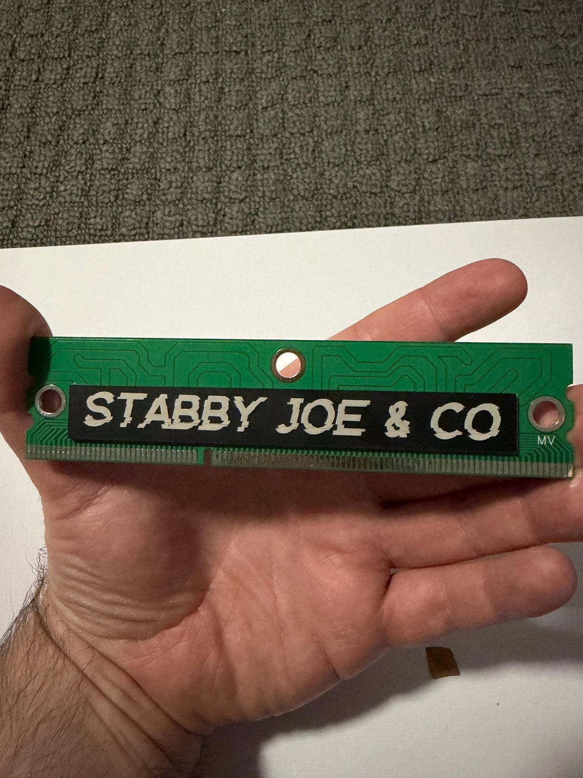 Custom Engraved RAM Chip Badge – Techcore Protogen Tag