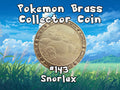 Engraved Brass Snorlax Coin – 40mm Collectible with Optional Personalization