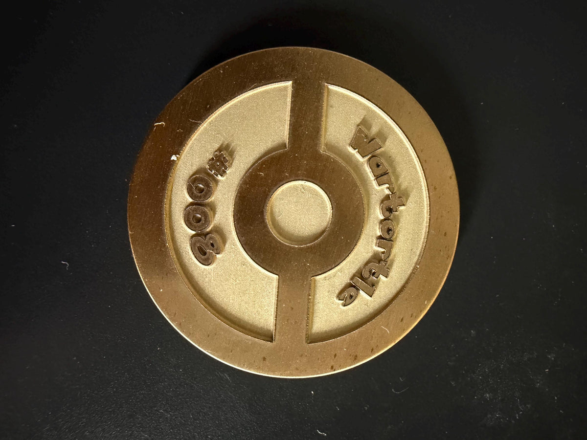 Engraved Brass Wartortle Coin – 40mm Collectible with Optional Personalization