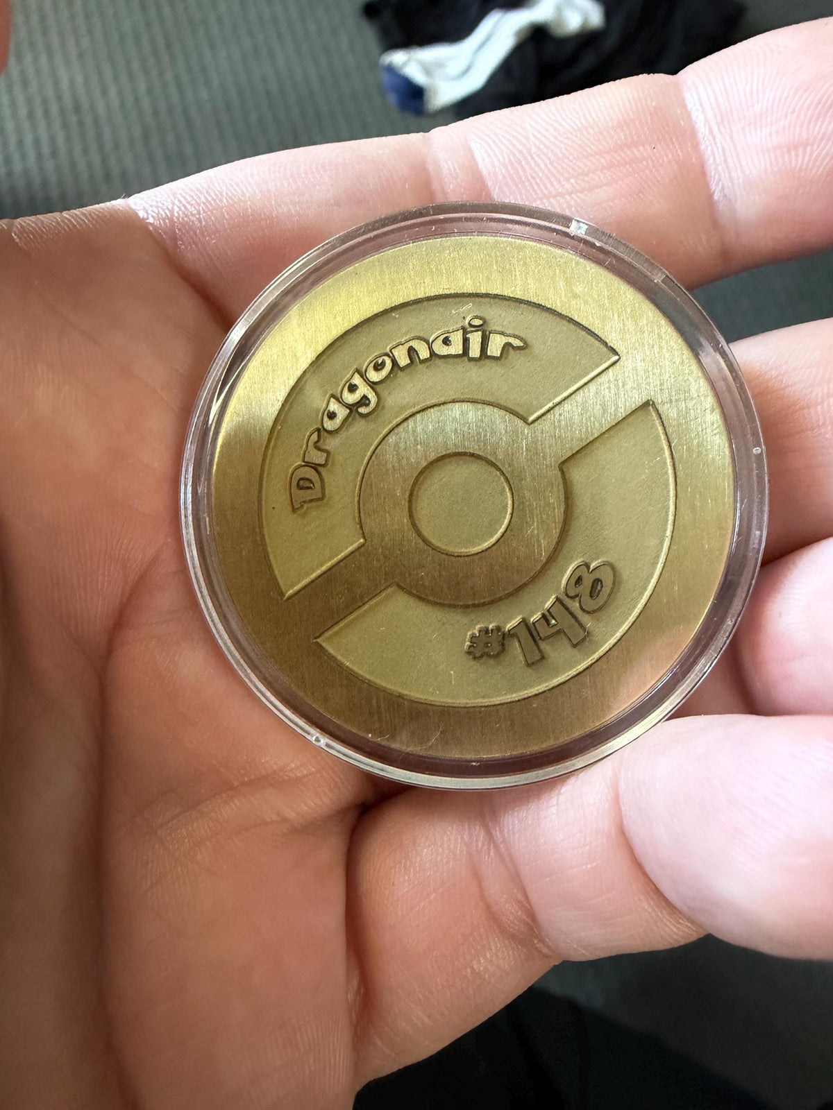 Dratini Evolution Brass Coin Set – 40mm Collectible with Optional Personalization