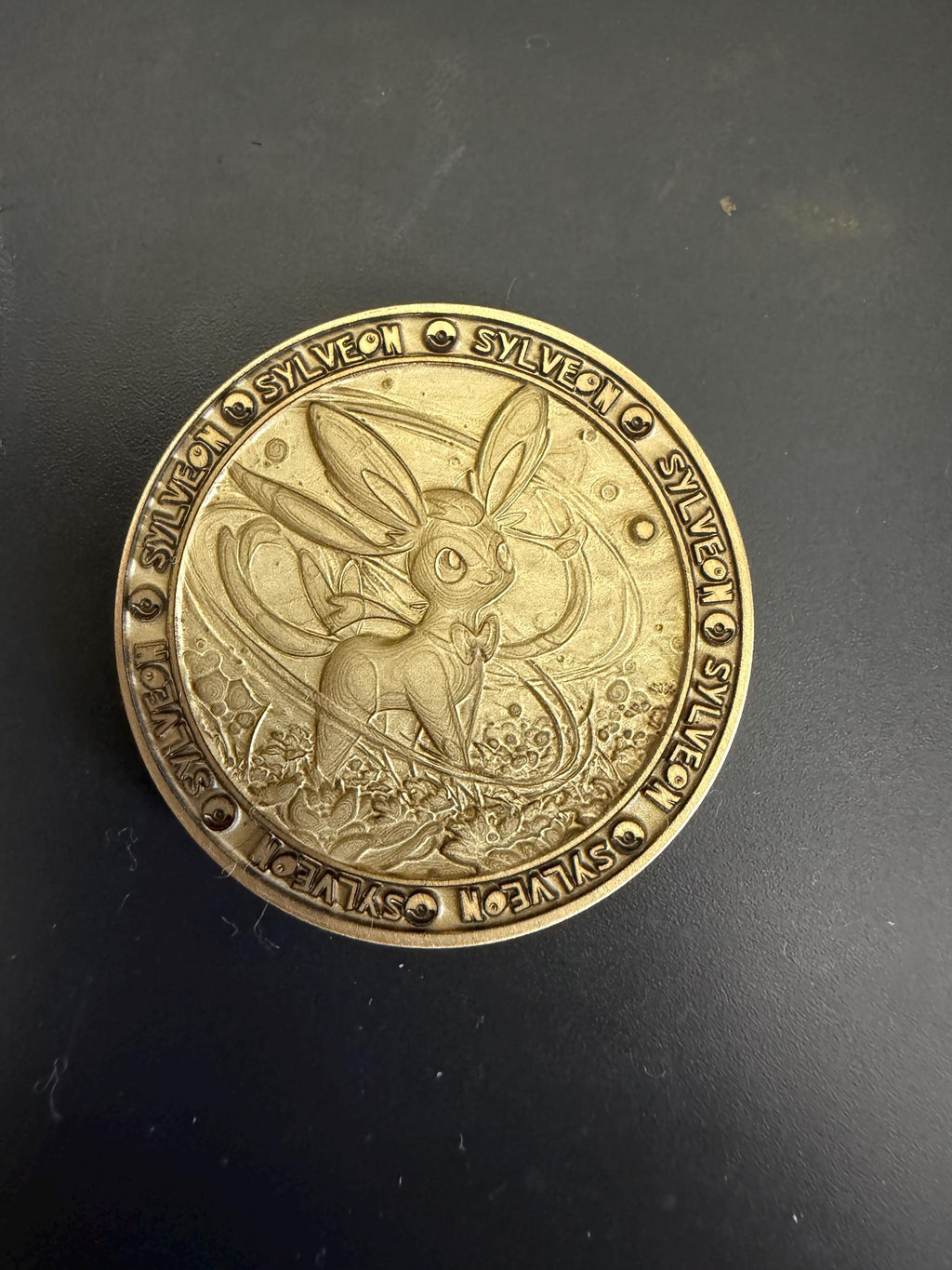 Eeveelutions Brass Coin Set – 40mm Collectible with Optional Personalization