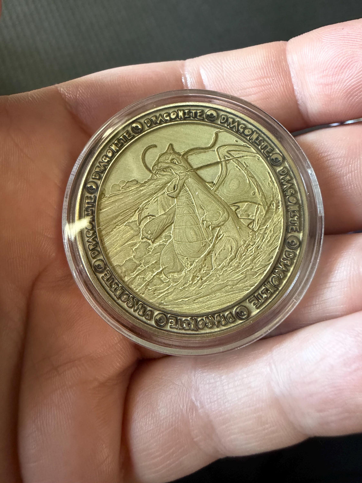 Dratini Evolution Brass Coin Set – 40mm Collectible with Optional Personalization