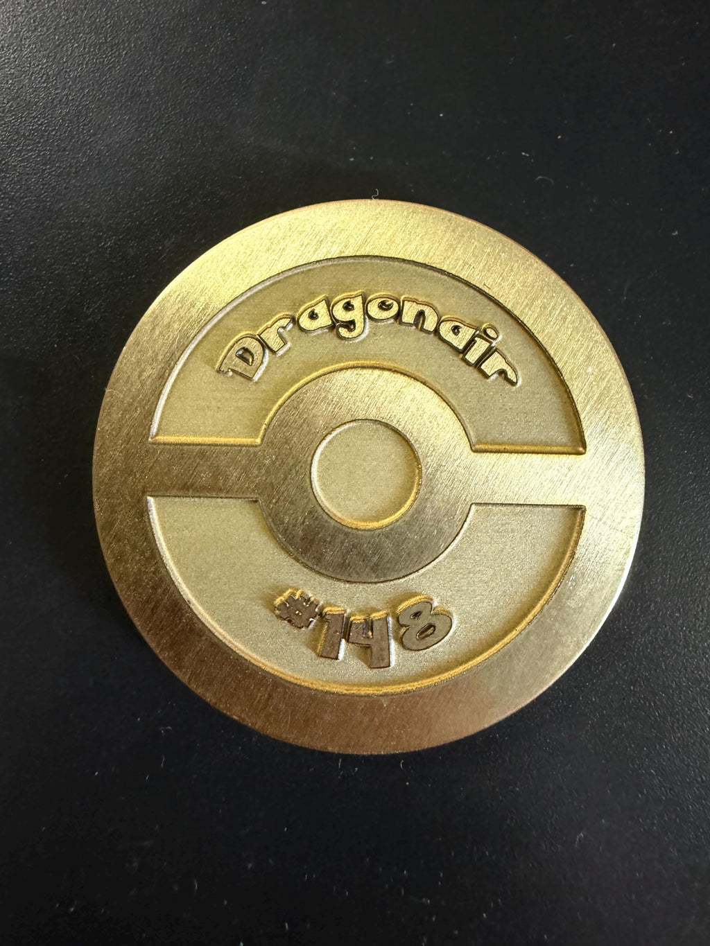Dratini Evolution Brass Coin Set – 40mm Collectible with Optional Personalization
