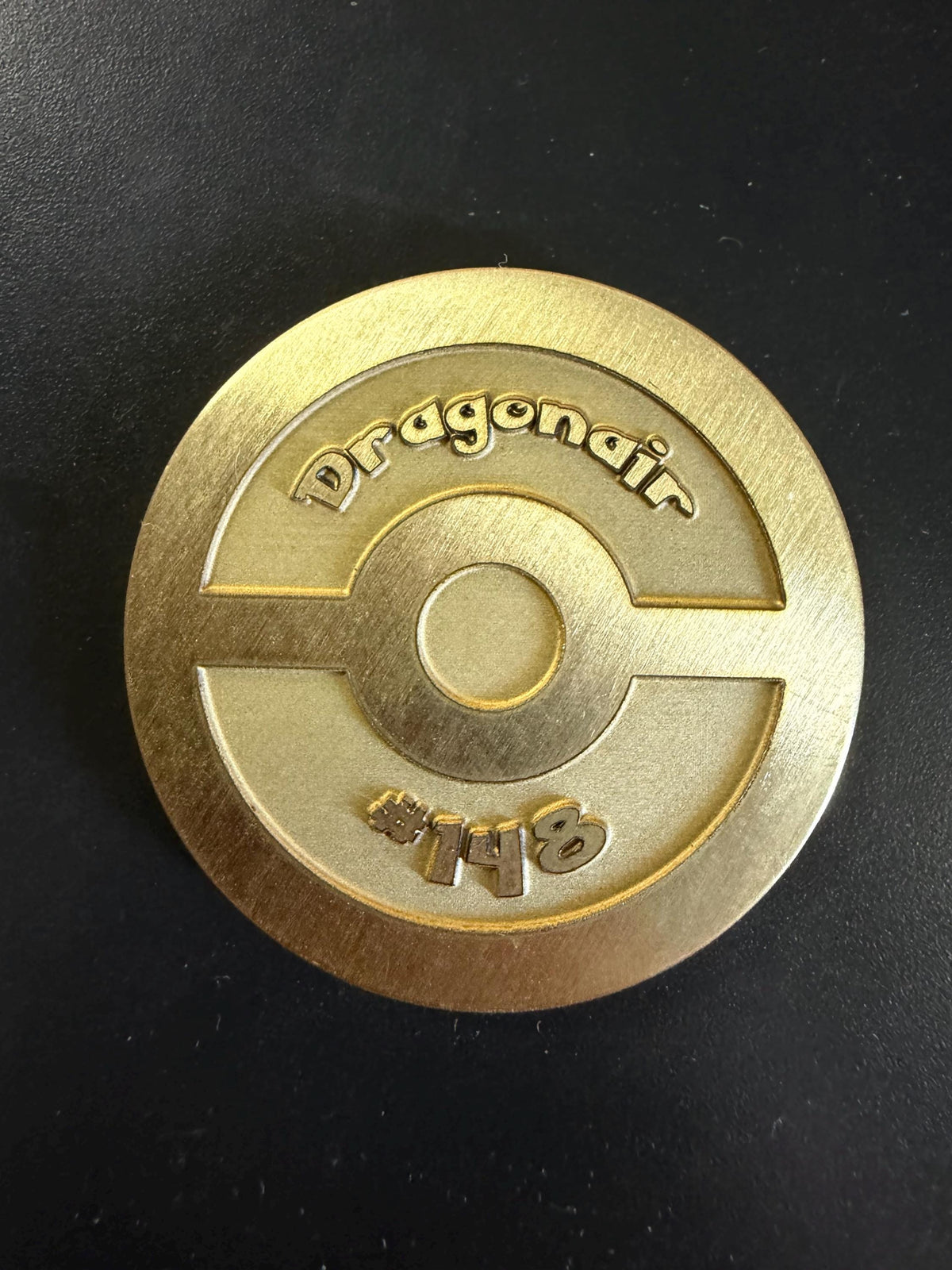 Dratini Evolution Brass Coin Set – 40mm Collectible with Optional Personalization