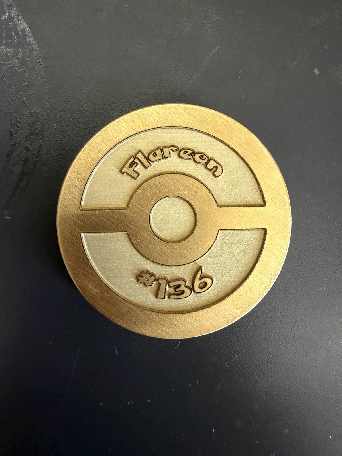 Eeveelutions Brass Coin Set – 40mm Collectible with Optional Personalization