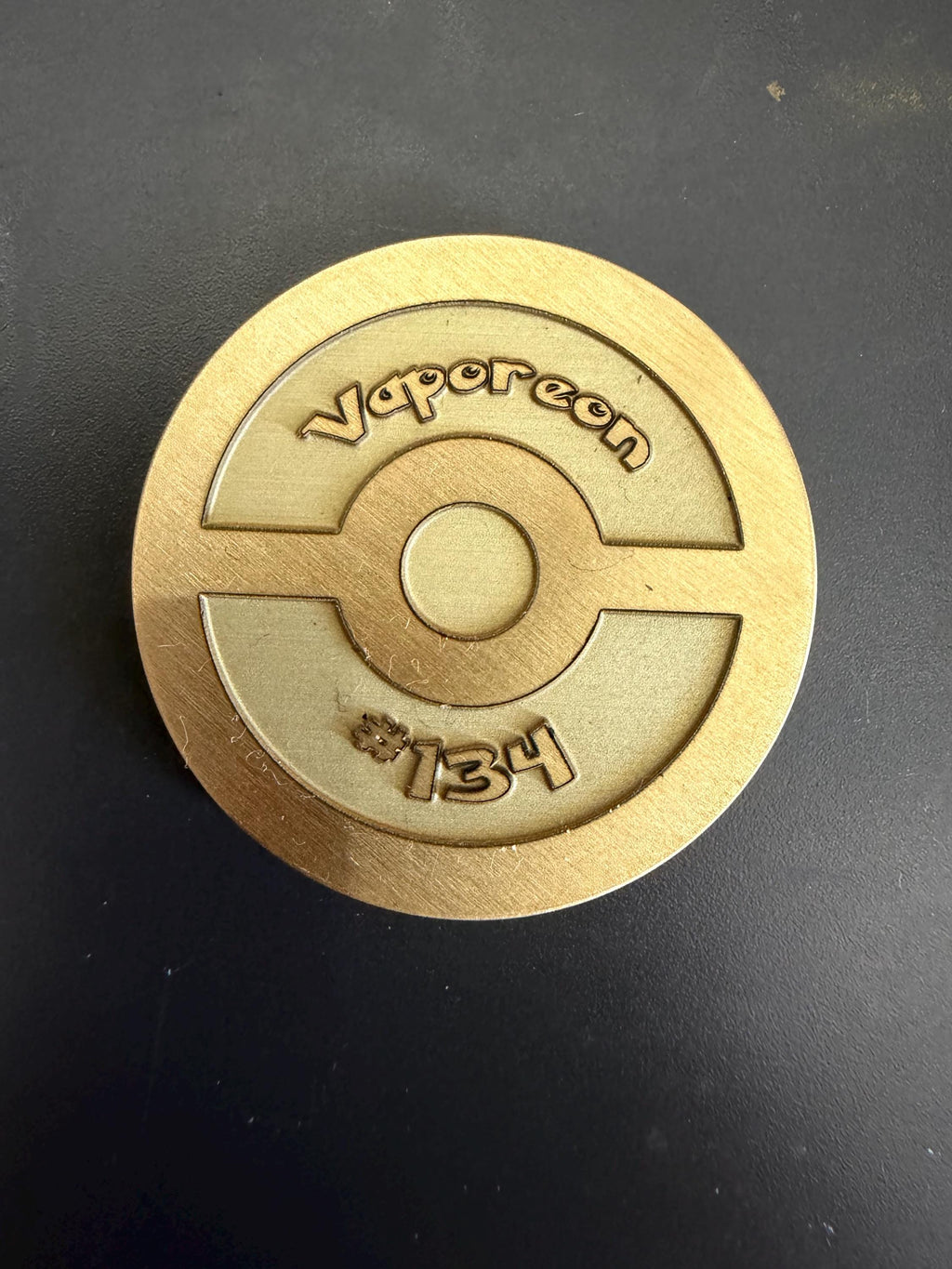 Eeveelutions Brass Coin Set – 40mm Collectible with Optional Personalization