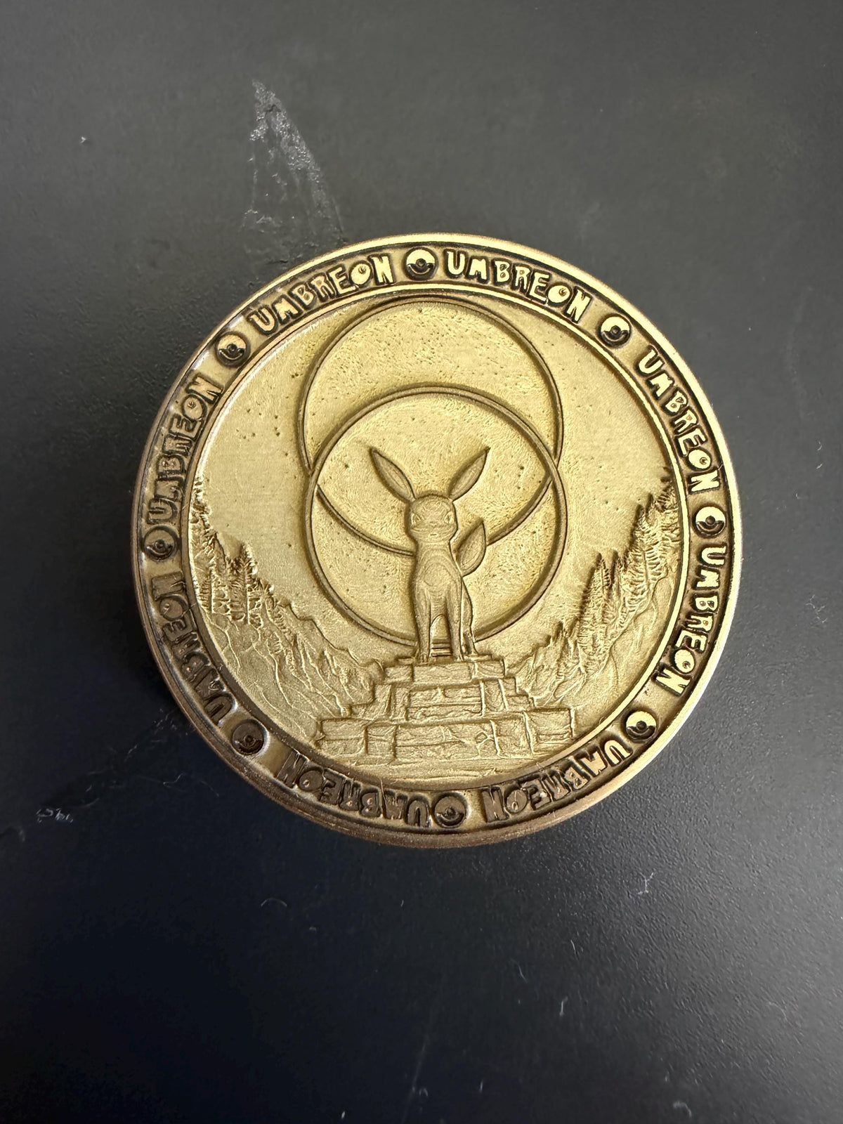 Eeveelutions Brass Coin Set – 40mm Collectible with Optional Personalization