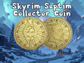 Engraved Brass Septim (Skyrim) Coin – 40mm Collectible with Optional Personalization