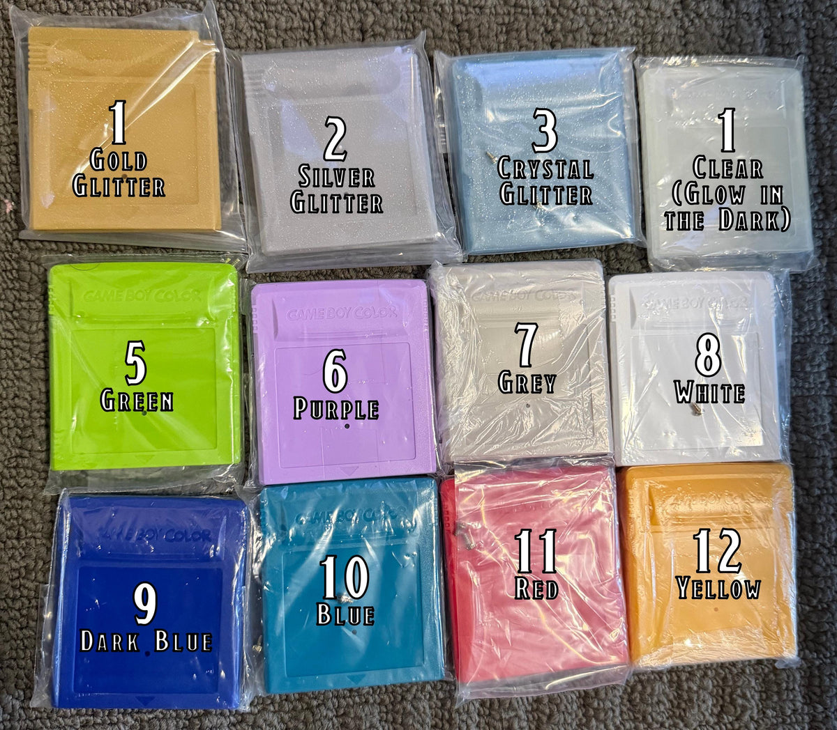 Custom Game Boy Color Cartridge – Personalised Retro Badge (QR Code, Social Links)