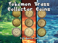 Kanto Starters Full Brass Coin Set – 40mm Collectible with Optional Personalization