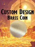 Create Your Own Legendary Keepsake – Custom 40mm Brass Coin