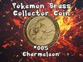 Engraved Brass Charmeleon Coin – 40mm Collectible with Optional Personalization