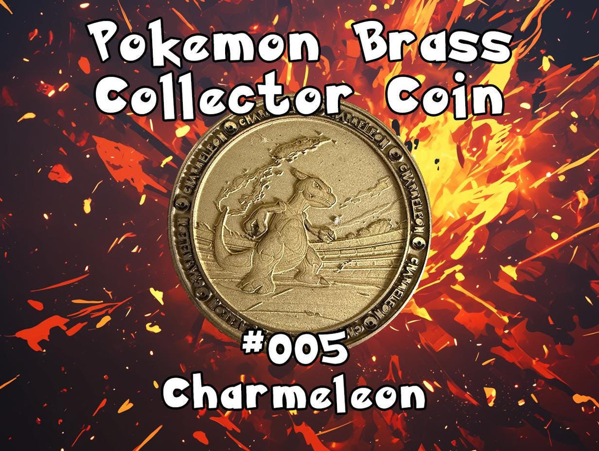 Engraved Brass Charmeleon Coin – 40mm Collectible with Optional Personalization