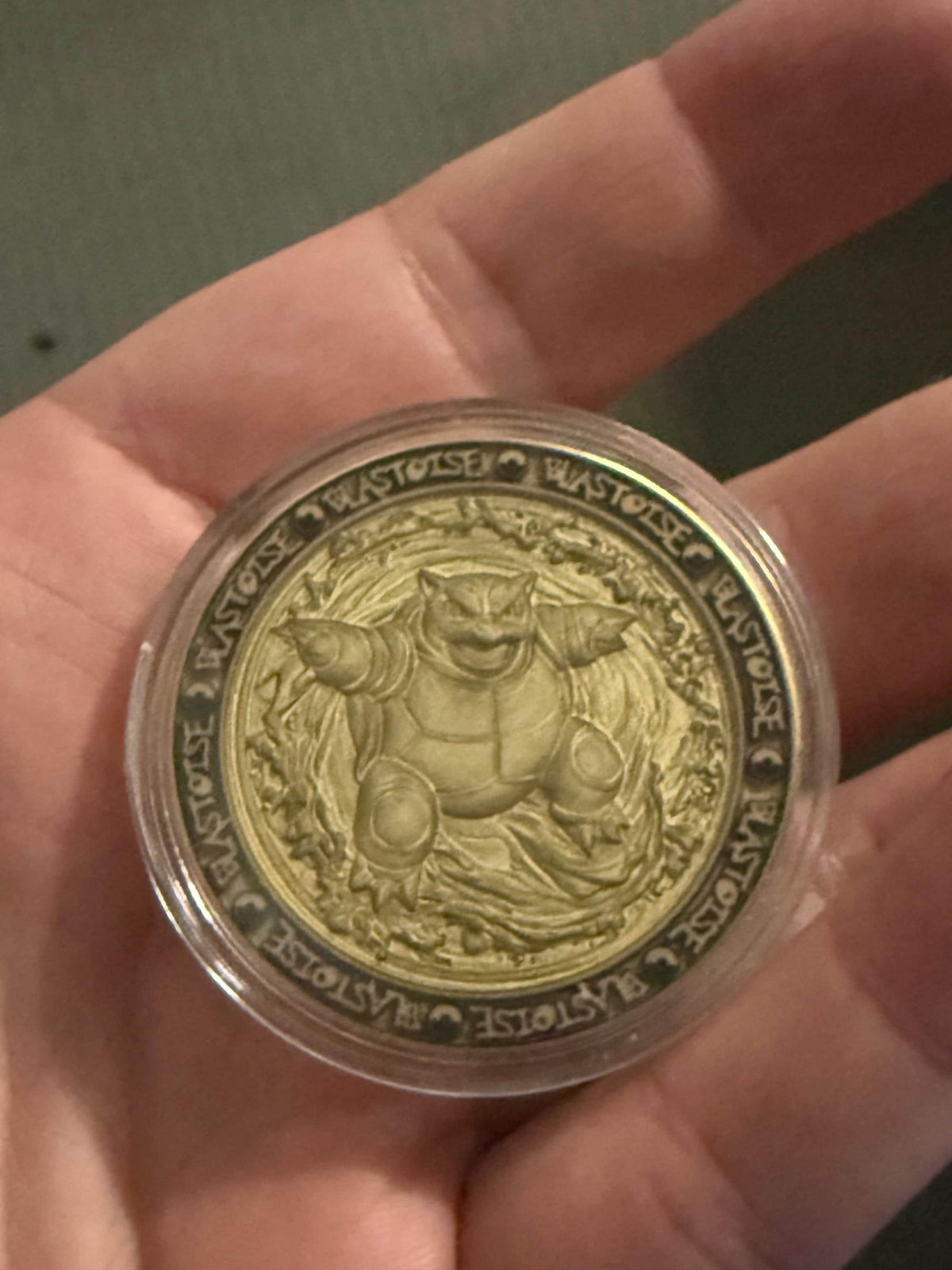 Front face (in clear casing)