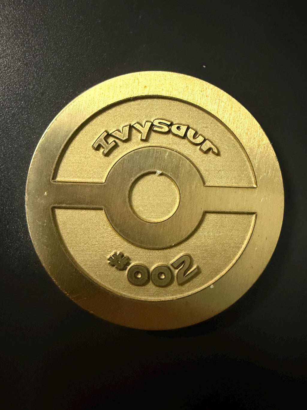 Kanto Starter Second Evolution Brass Coin Set – 40mm Collectible with Optional Personalization