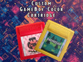 Custom Game Boy Color Cartridge – Personalised Retro Badge (QR Code, Social Links)