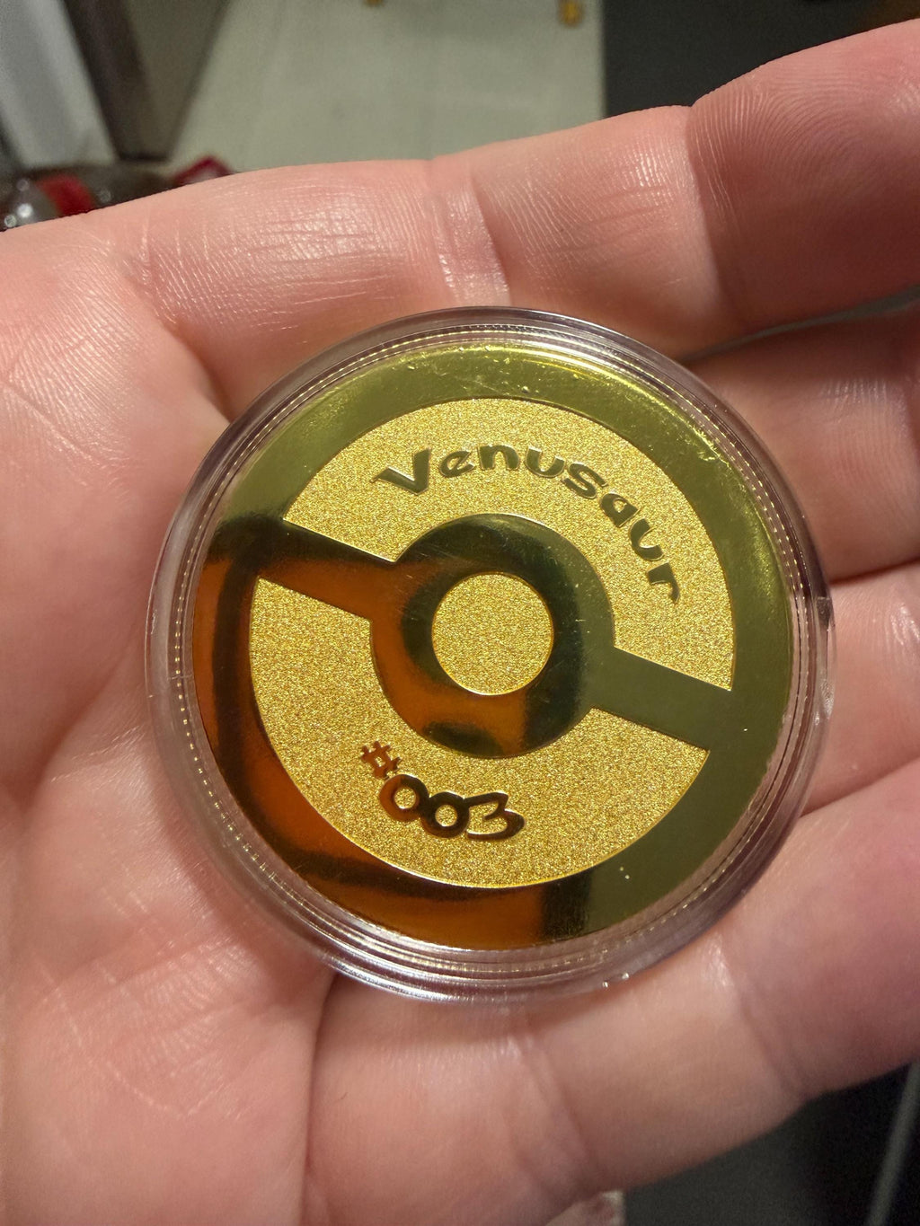 Gold-Plated Pokémon Coin – 40mm Collectible with Multiple Designs
