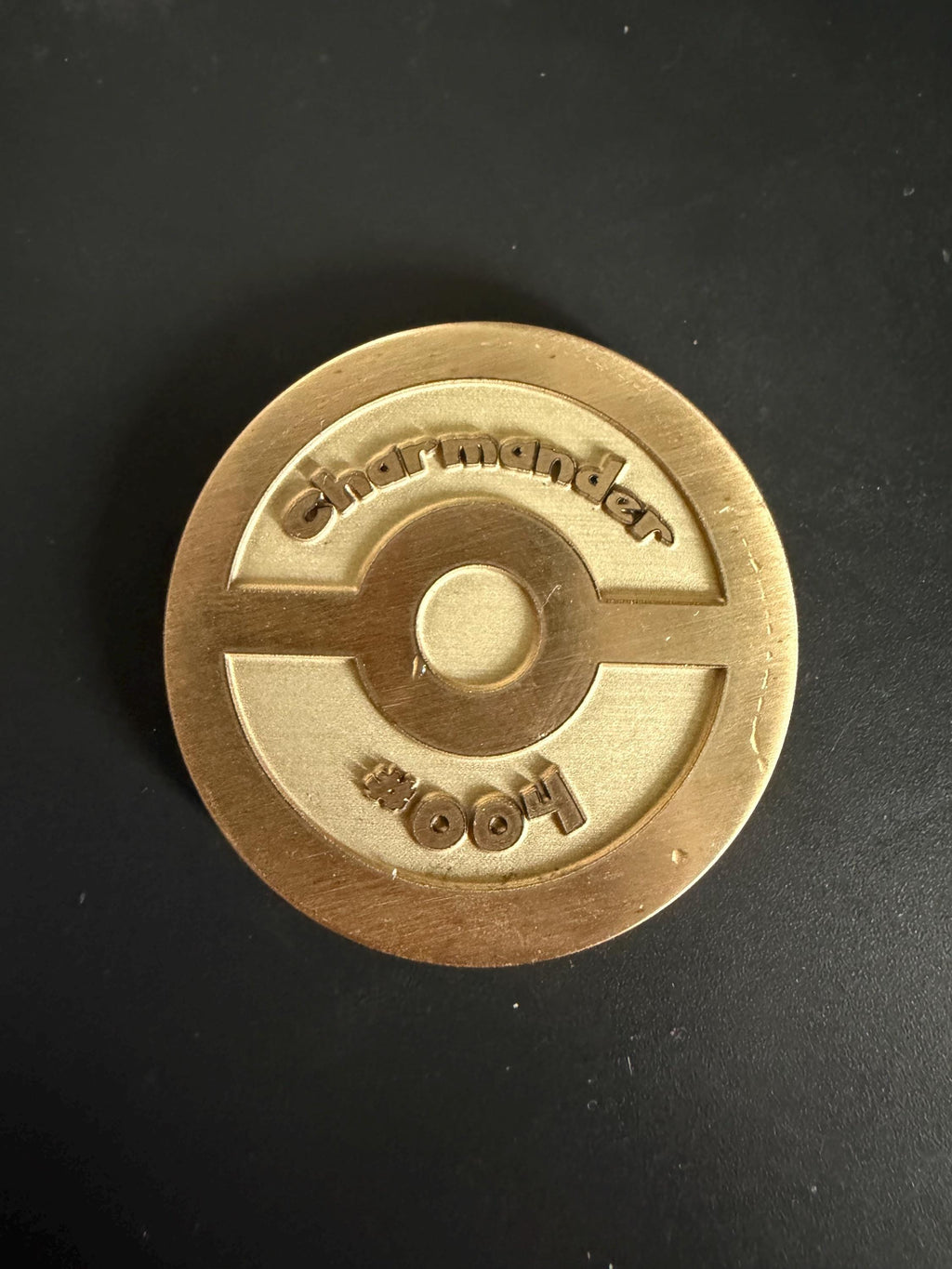 Charmander Evloution Brass Coin Set – 40mm Collectible with Optional Personalization
