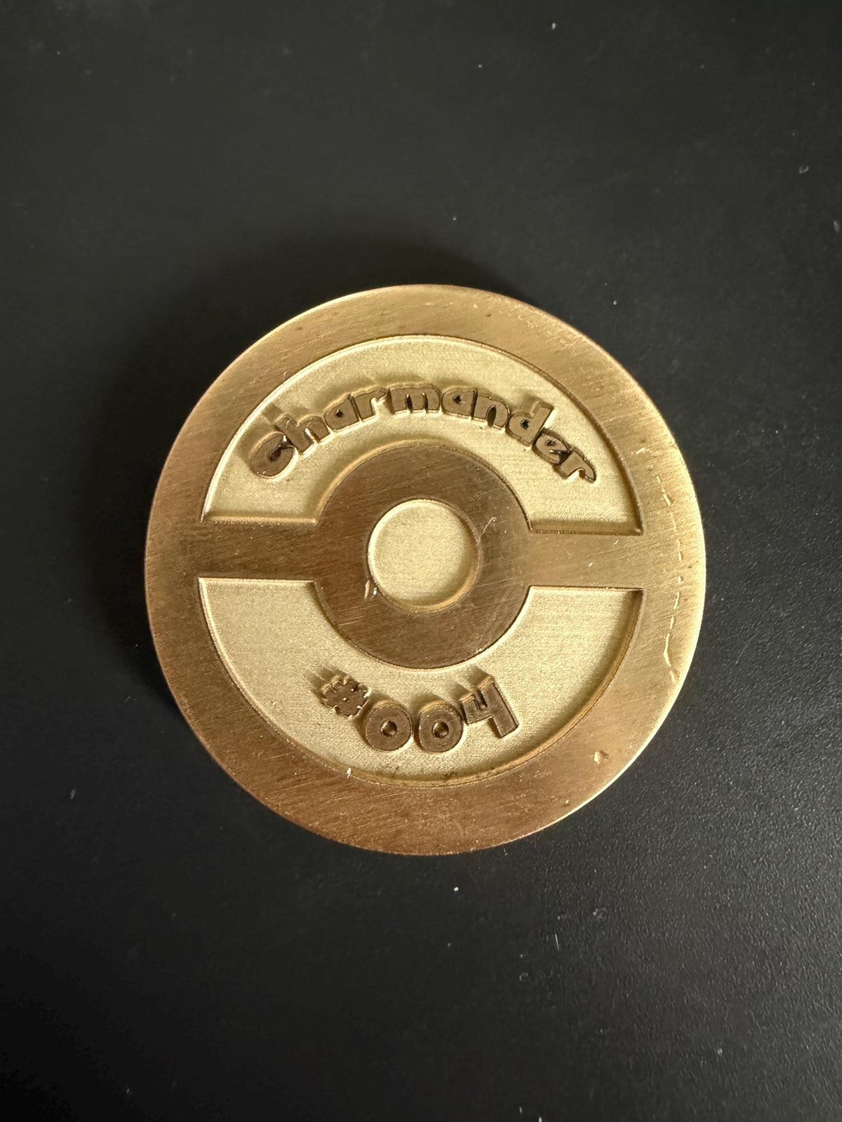 Charmander Evloution Brass Coin Set – 40mm Collectible with Optional Personalization