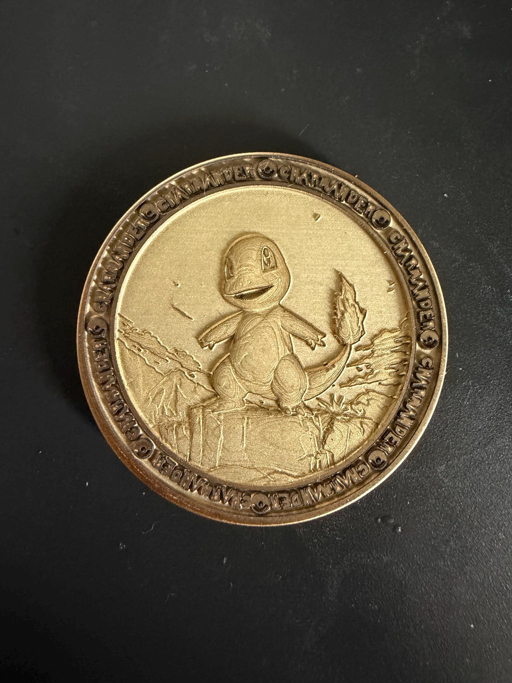 Charmander Evloution Brass Coin Set – 40mm Collectible with Optional Personalization