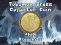 Engraved Brass Dragonite Coin – 40mm Collectible with Optional Personalization