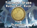 Engraved Brass Dragonair Coin – 40mm Collectible with Optional Personalization